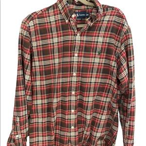 Ralph Lauren Blue Label Classic Fit Plaid Button-down-Medium